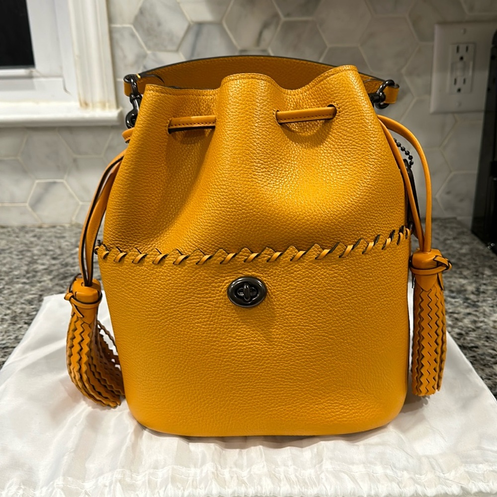 Coach whipstitch Lora bucket bag